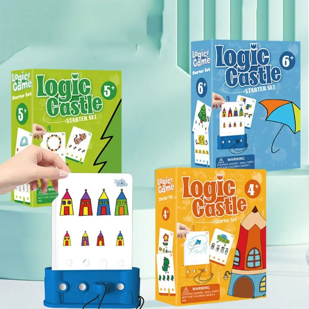 Montessori Logic Key Puzzle Game Early Educational Matching Game Logic Key Thinking Training Multifunction 3D
