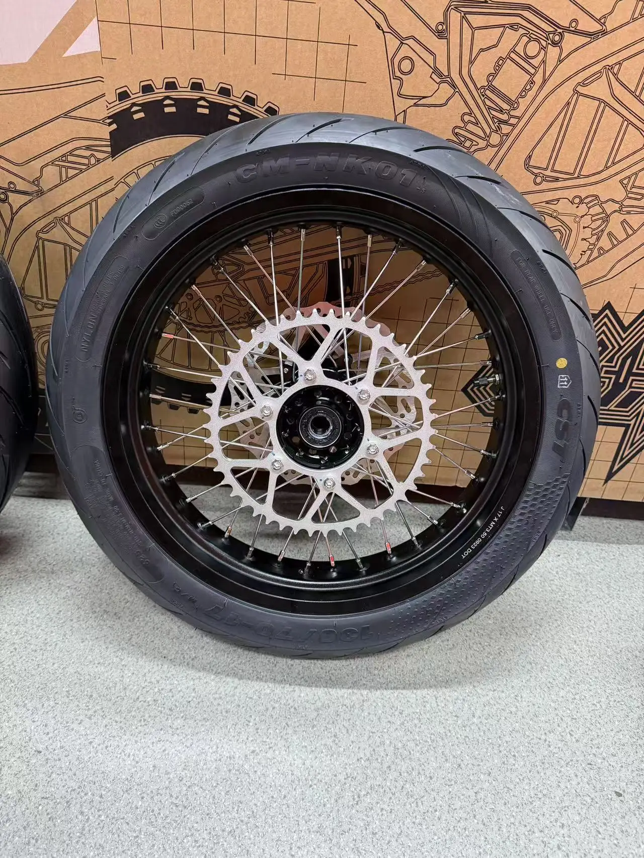 Electric Off-road Road Wheel Set - Ultra Bee Anti-Trip Wheel Set For Road Tyres