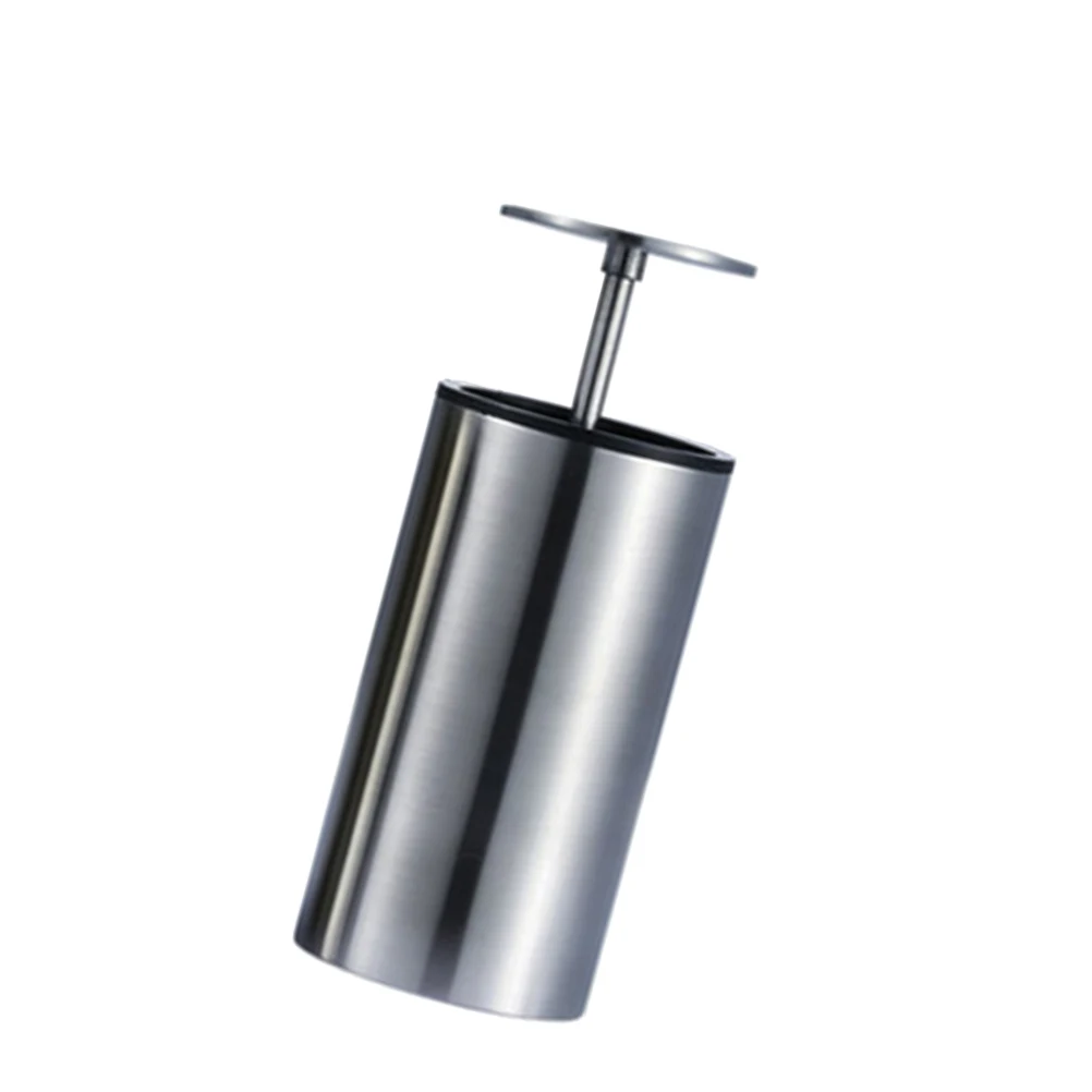

Automatic Toothpick Box Stainless Pressure Dispenser Silver Up Container Kitchen Bathroom Decor