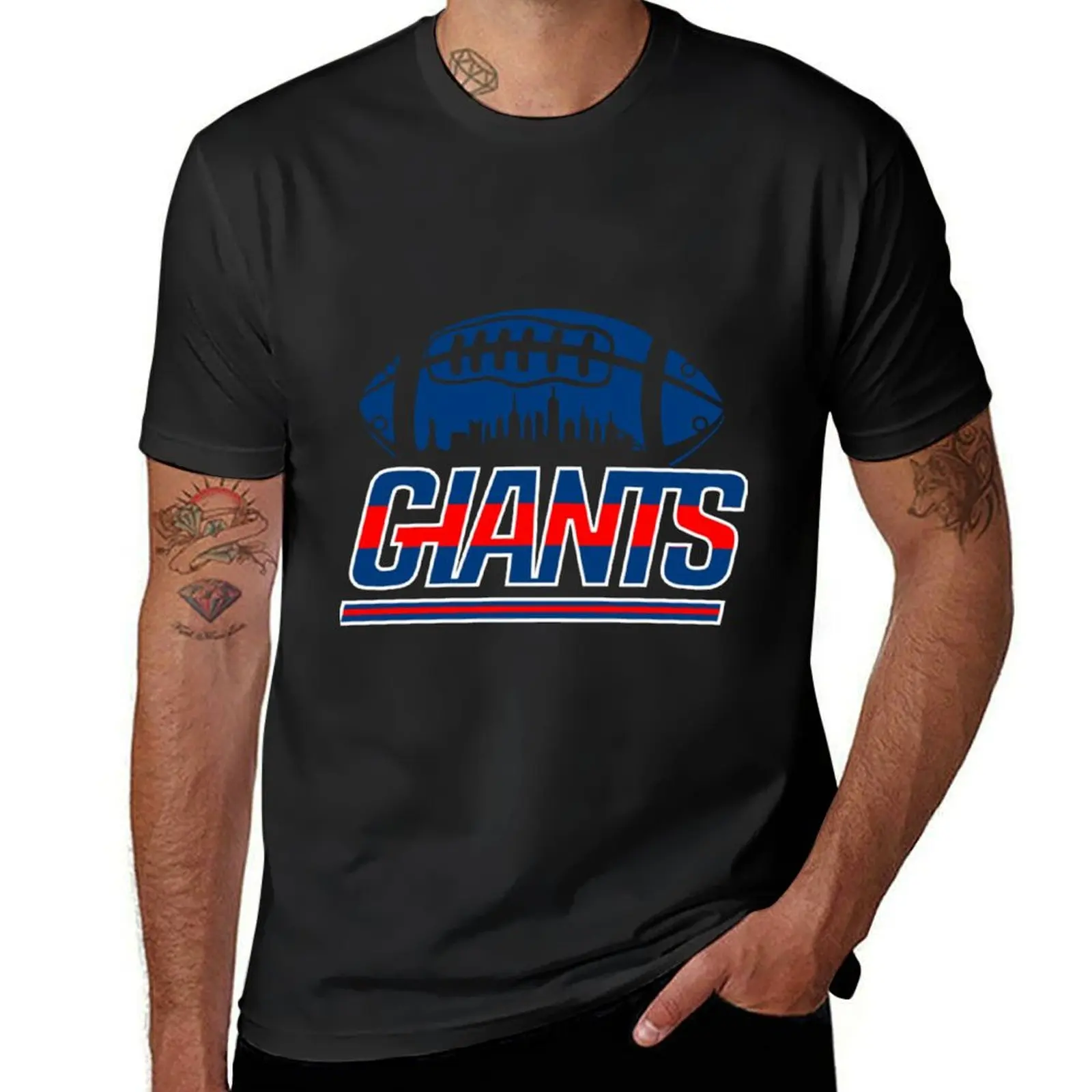 Art - New York Giants T-Shirt Blouse customizeds quick-drying customs mens graphic t-shirts funny