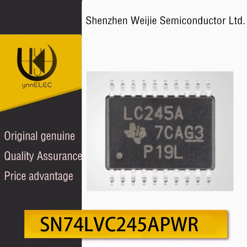 Genuine Original SN74LVC245APWR TSSOP20 Three-State Output 8-Channel Bus Transceiver Chip Silk Screen