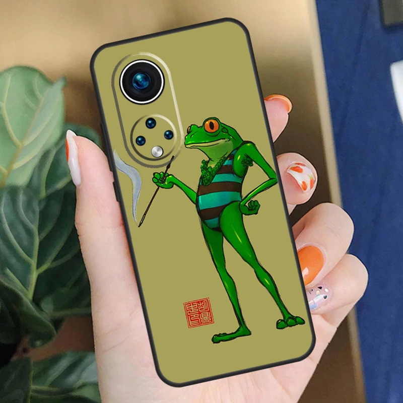 حافظة الضفدع وابنه لهاتف Honor X8b X9b X9a X8a X8 X9 X9c 50 70 90 Lite Honor 200 Pro Magic 7 5 6 Lite Cover