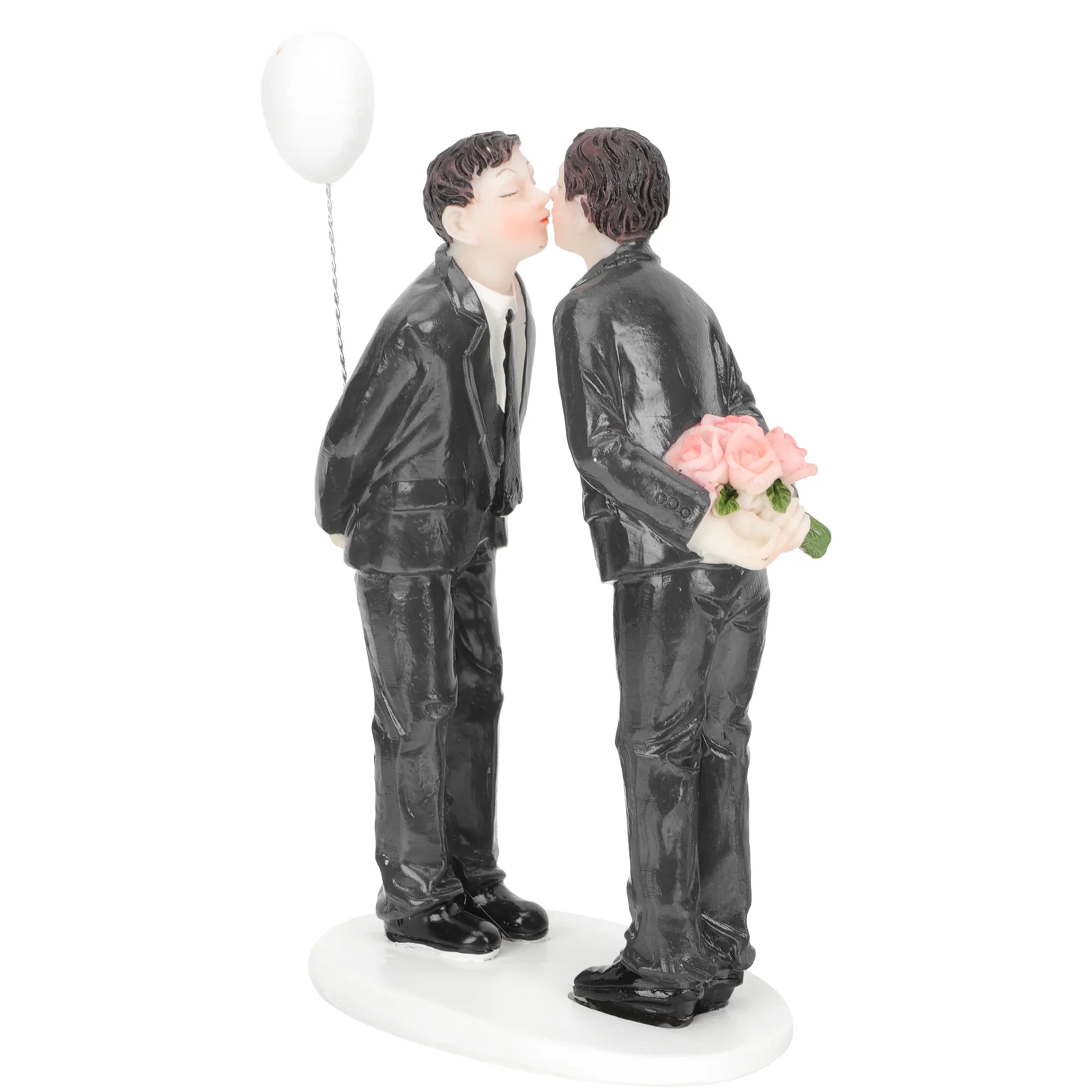 

Gay Cake Decoration Beautiful Decorative Couple Figurine Number Cupcake Picks Wedding Topper Resin Decorations