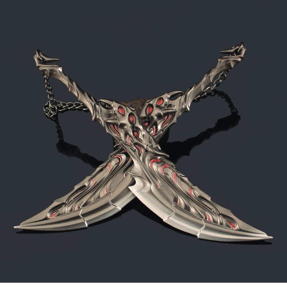 Valorant Weapon Melee  Blades of Primordia Metal Game Peripheral Samurai Sword Weapon Model Desktop Ornaments Pendant Gifts Toys