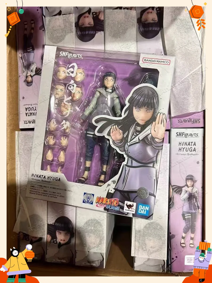 

In Stock Original Bandai Naruto S.H.Figuarts SHF Hyuga Hyuga Kentoku Byakugan Anime Figure Action Model Collectible Toy Gift