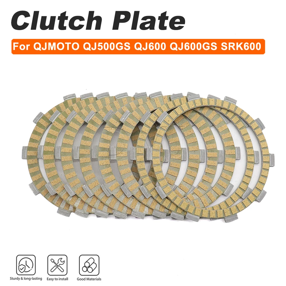 Motorcycle Accessories Clutch Plate Friction Disc Kits For QJMOTO QJ500GS QJ600 QJ600GS SRK600 For Benelli TRK502X TNT600I 2020