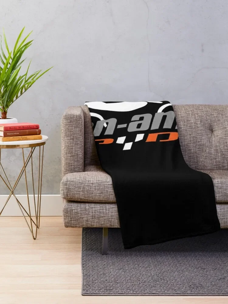 CAN AM SPYDER SILHOUETTE LOGO Classic T-Shirt Throw Blanket Furrys Luxury Brand Flannel Thin Blankets