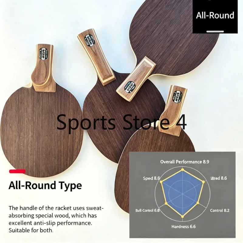 Japanese/Chinese Penhold Table Tennis Rackets Carbon Titanium Fiber Table Tennis Blade Original Shenlong Wood Ping Pong Paddle