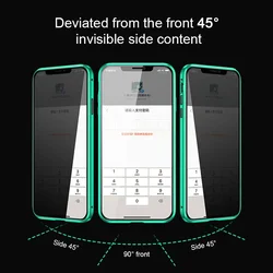 360°Full Protection Metal Magnetic Prevent Peeping Double Sided Glass Phone Case For Samsung S20 S21 FE S22 S23 S24 Plus Ultra
