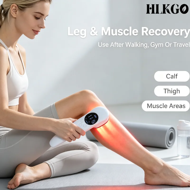 Medical Grade 880mW Class 3 Cold Laser Device 650nmx14 808nmx3 Red Infrared Light for Arthritis Joint Pain Home Care