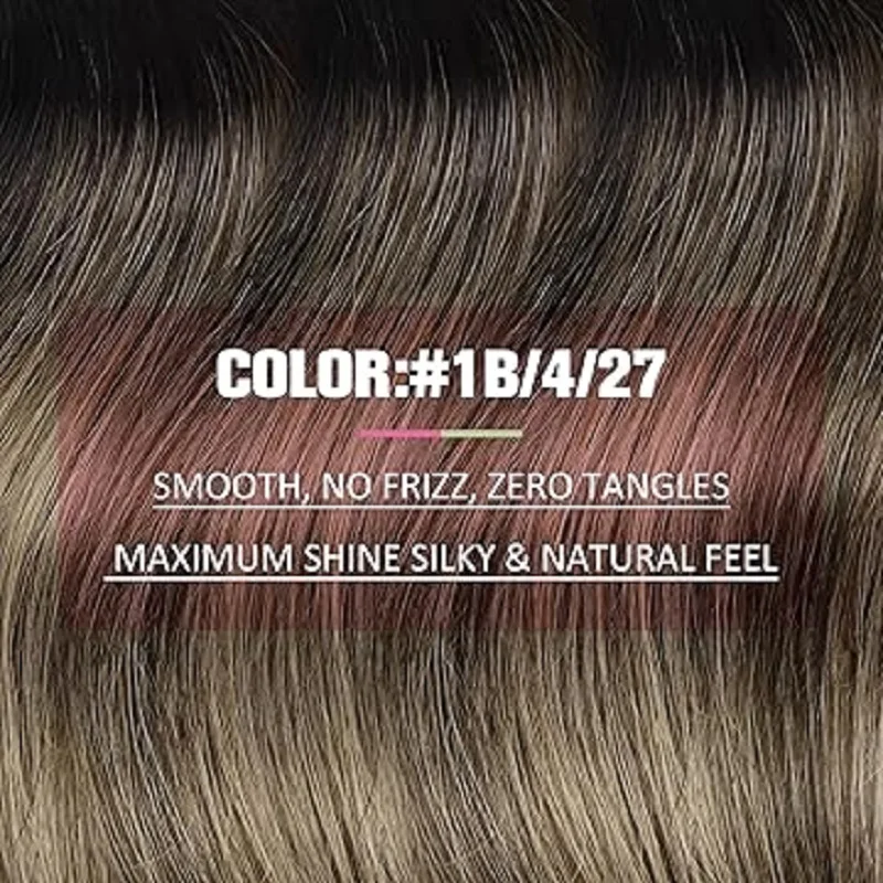 Nastro YoungSee nelle estensioni dei capelli umani Capelli umani veri Colla colorata Balayage senza cuciture nelle estensioni dei capelli