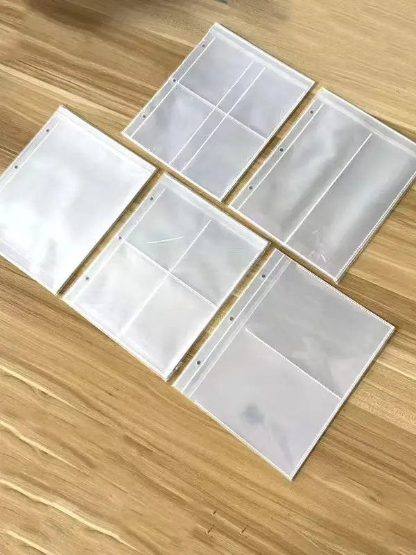 10pcs A5 Binder Photocards Cover Kpop Loose-leaf Collect Book Photo Cards Album Storage Book Stationery