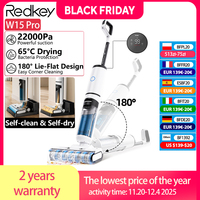 Redkey W15 Pro Cordless Vacuum Cleaner Powerful Suction 22kpa Self-Cleaning Stick Vacuum Wet Dry Vacuum Mop Edge Clean Self-dry