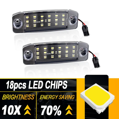 Imagen 2 del producto 2 uds. Conjuntos de luces LED blancas para matrícula para Hyundai Sonata YF i45 i40 Kona 2017-up OEM 2011-2014 925103 F000, 925013 S100
