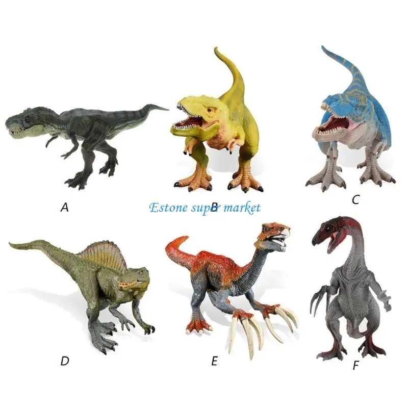 

090B Mini Action Figures Dinosaur Figurine Realistic Animal Model Hobby Collection