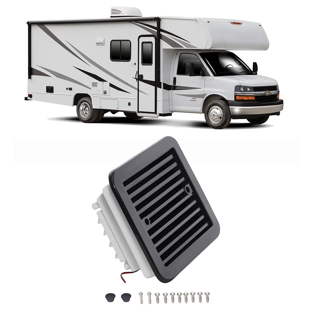 

One-way Shutters 12V RV Vent Fan Camping Ventilation White Rv Ventilation Fan Exhaust Fan ABS Silent Operation