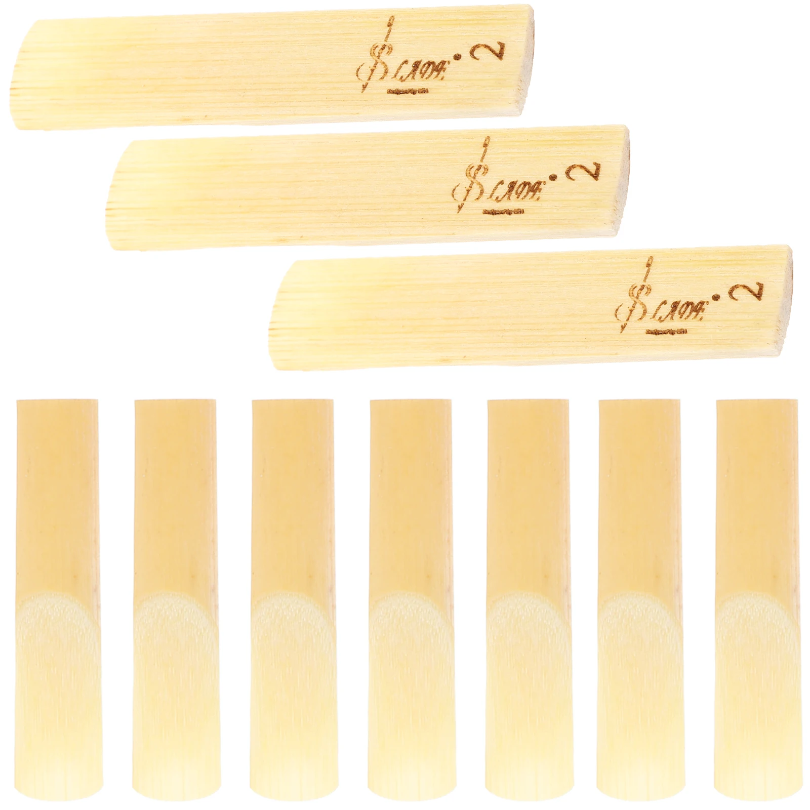 

10 Pcs Ten Reeds Clarinet Saxophone Accessories Musical Instruments Tenor Replacement Alto