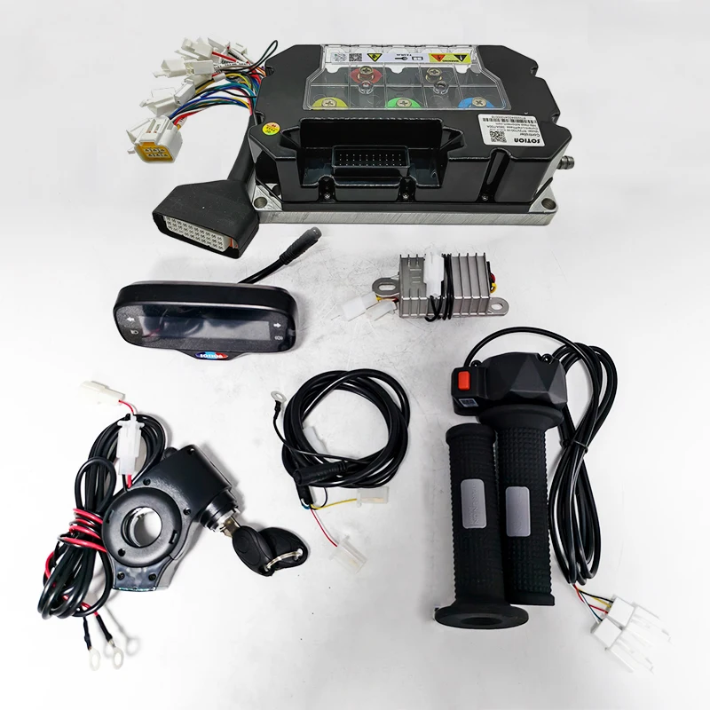 SOTION R72V700 عن بعد تيار مستمر 72 فولت فرش السيارات وحدة تحكم تبريد المياه دراجة نارية كهربائية اكسسوارات خنق أطقم #6