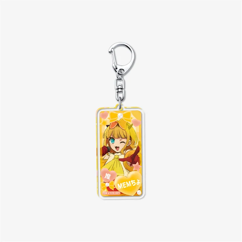 Japan OSHI NO KO Anime Figures Hoshino Rubii Arima Kana Kurokawa Akane Cosplay Acrylic Keychains Bag Keyring Fans Birthday Gift