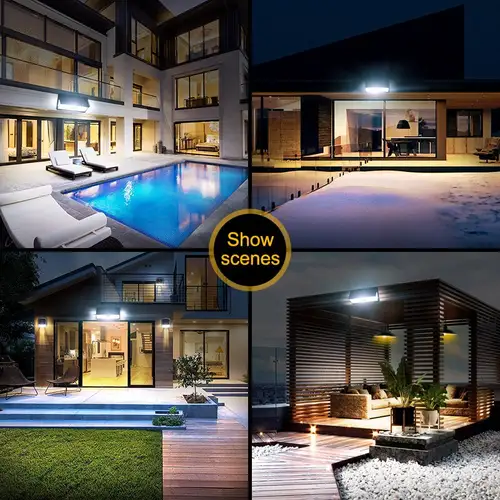 190led Solar Led Light Outdoor Garden Decoration Wall Lamp With 4 Mode IP65 Waterproof Solar Motion Sensor Light For Yard Door - Image 6