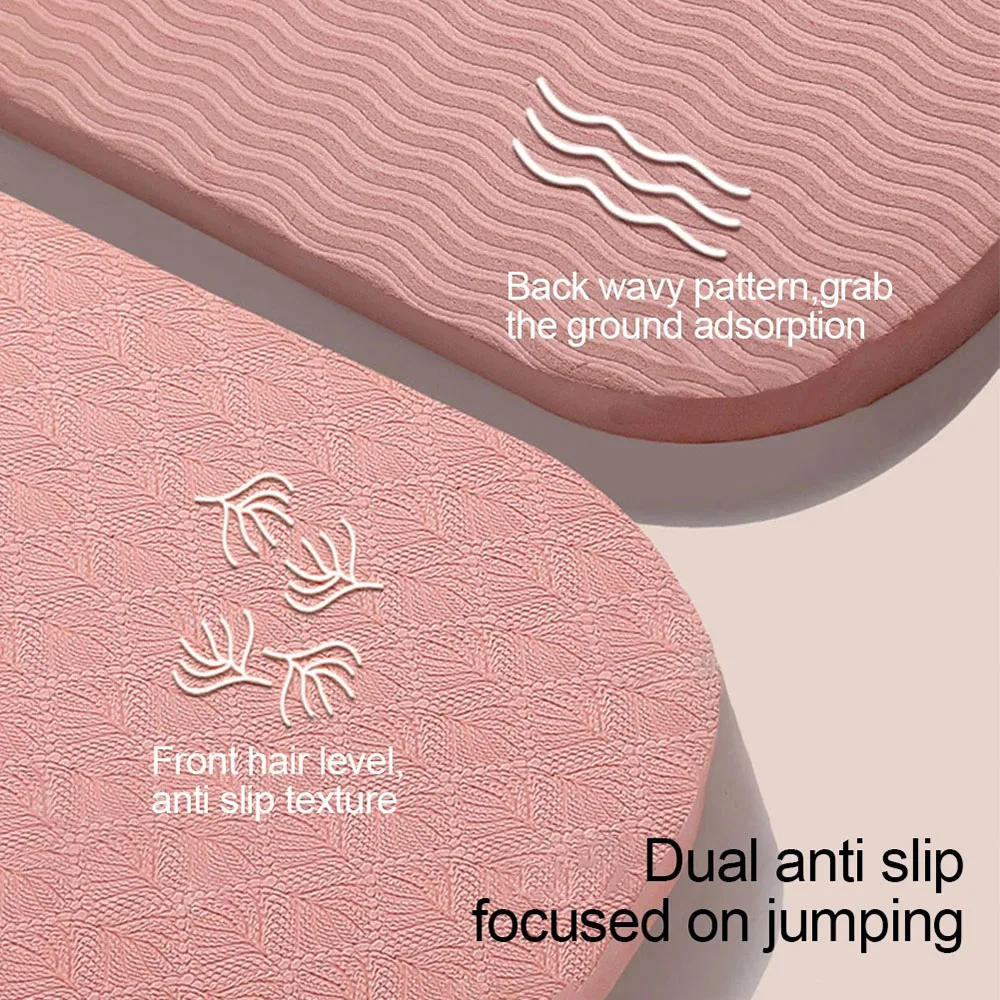 5 ألوان للصدمات الانتقال حبل حصيرة مقاوم للماء عازلة للصوت اللياقة البدنية الوسادة المنزل بساط للتمارين الرياضية TPE المضادة للانزلاق 60x45 سنتيمتر اللاسلكي حبل الوسادة #6