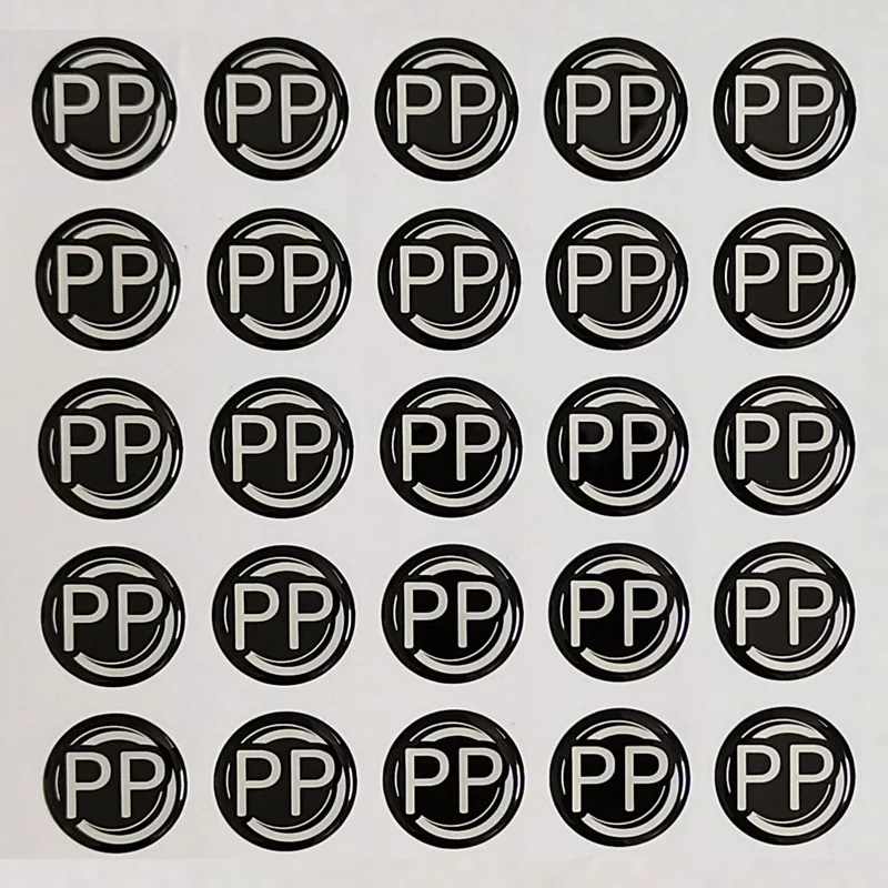 Personalizado 3D Dome Resin Crystal Stickers, logotipo transparente, etiqueta adesiva do gel de vinil impermeável, marca personalizada