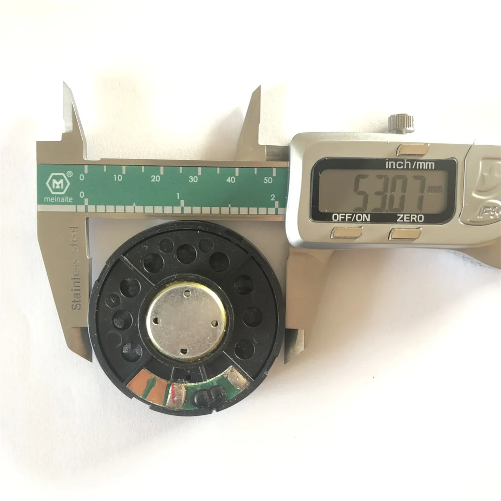 Awesome Sound New 53mm Speaker 150 Ohm Steel Shell Replacement DIY Headphones Unit High Impedance