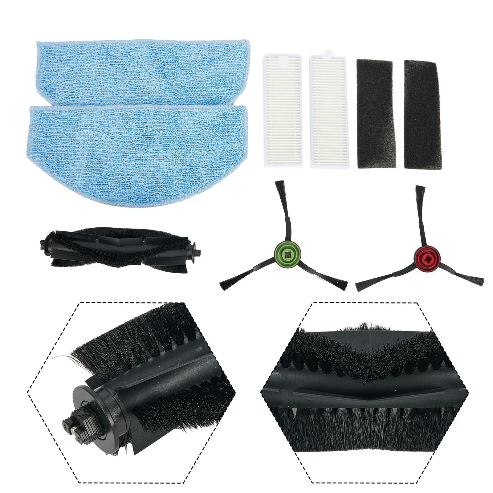 

Высококачественные аксессуары для дома, набор инструментов для чистки Mian Brush, фильтры для Evol 3, накладки для швабры, боковая щетка