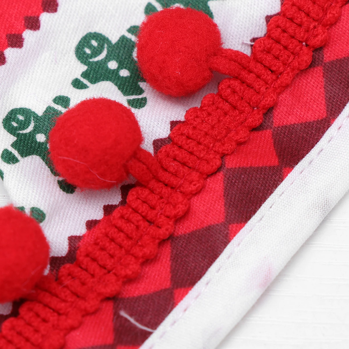 

Christmas Bell Scarf Jingle Bell Fawn Bells M Pet Triangle Neckerchief Lightweight for Holiday Birthday Photos