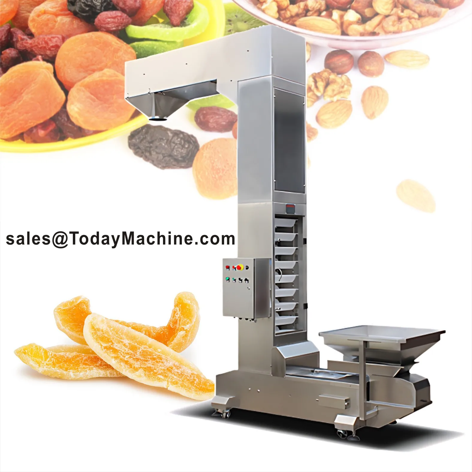 ناقل مصعد دلو من النوع Z للحبيبات معدات نقل رفع الأرز لآلة التعبئة Z وحدة تغذية المصعد