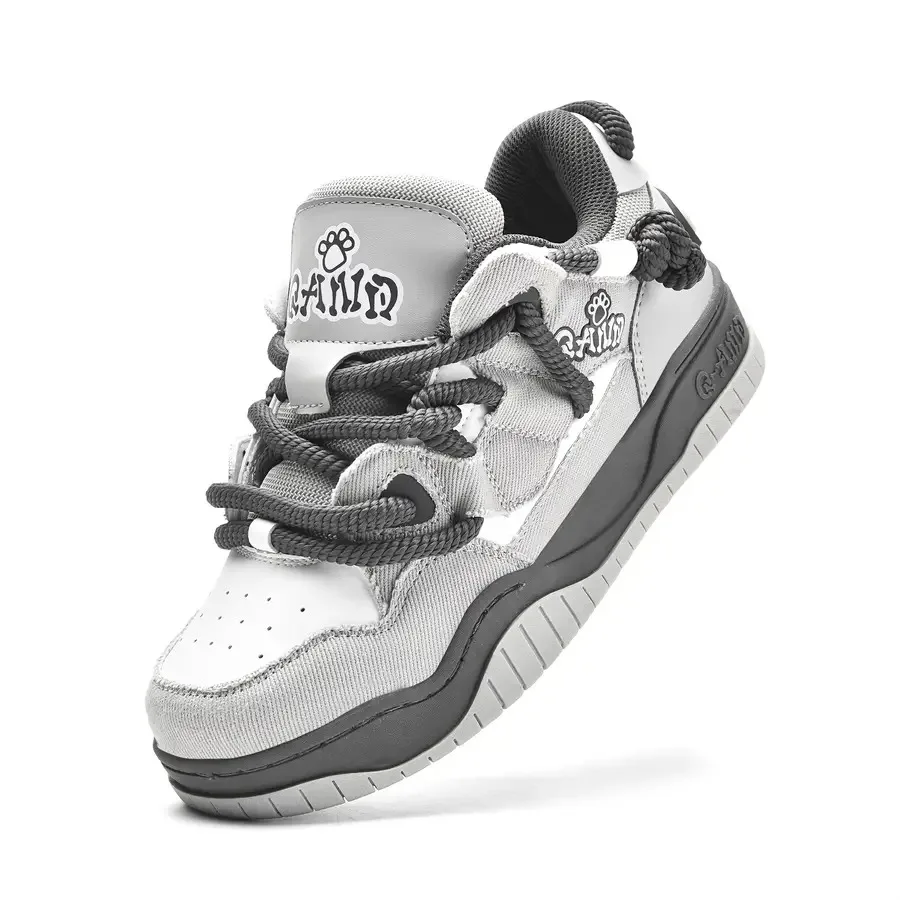 

Q-AND Men'S 2026 New Skate Shoes Thick Sole Height Increasing Loafers Casual Shoes