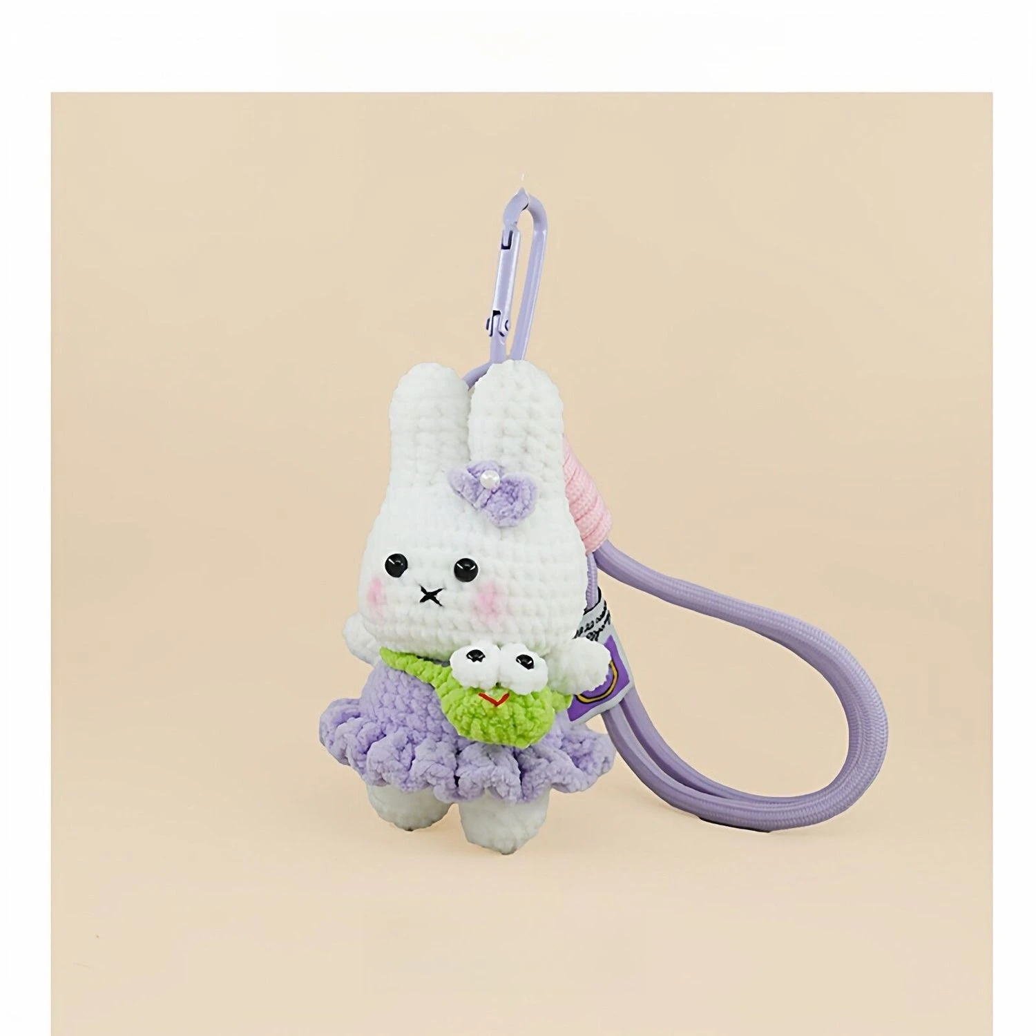 Anime Cute Miffy Bunny Doll Bag Pendant Keychain Trendy Fun Hanging Ornaments Gift Lovely Kawaii Sweet Compact Exquisite Gift