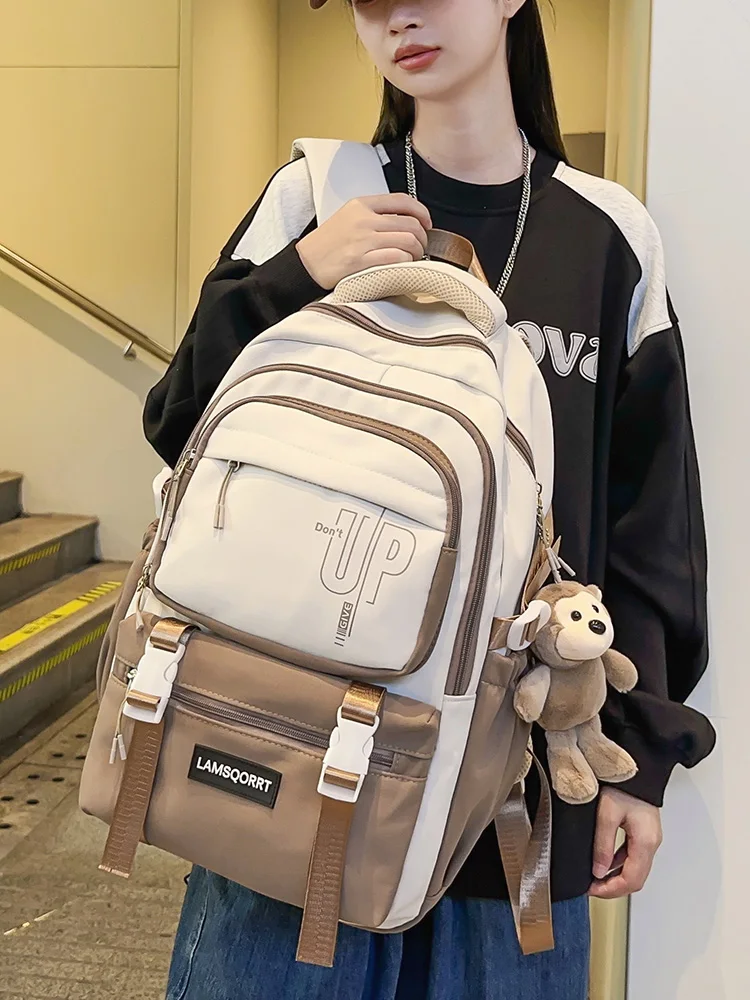 

Новый оригинальный школьный рюкзак для девочек младших классов средней школы, универсальный рюкзак для студентов колледжа для мальчиков