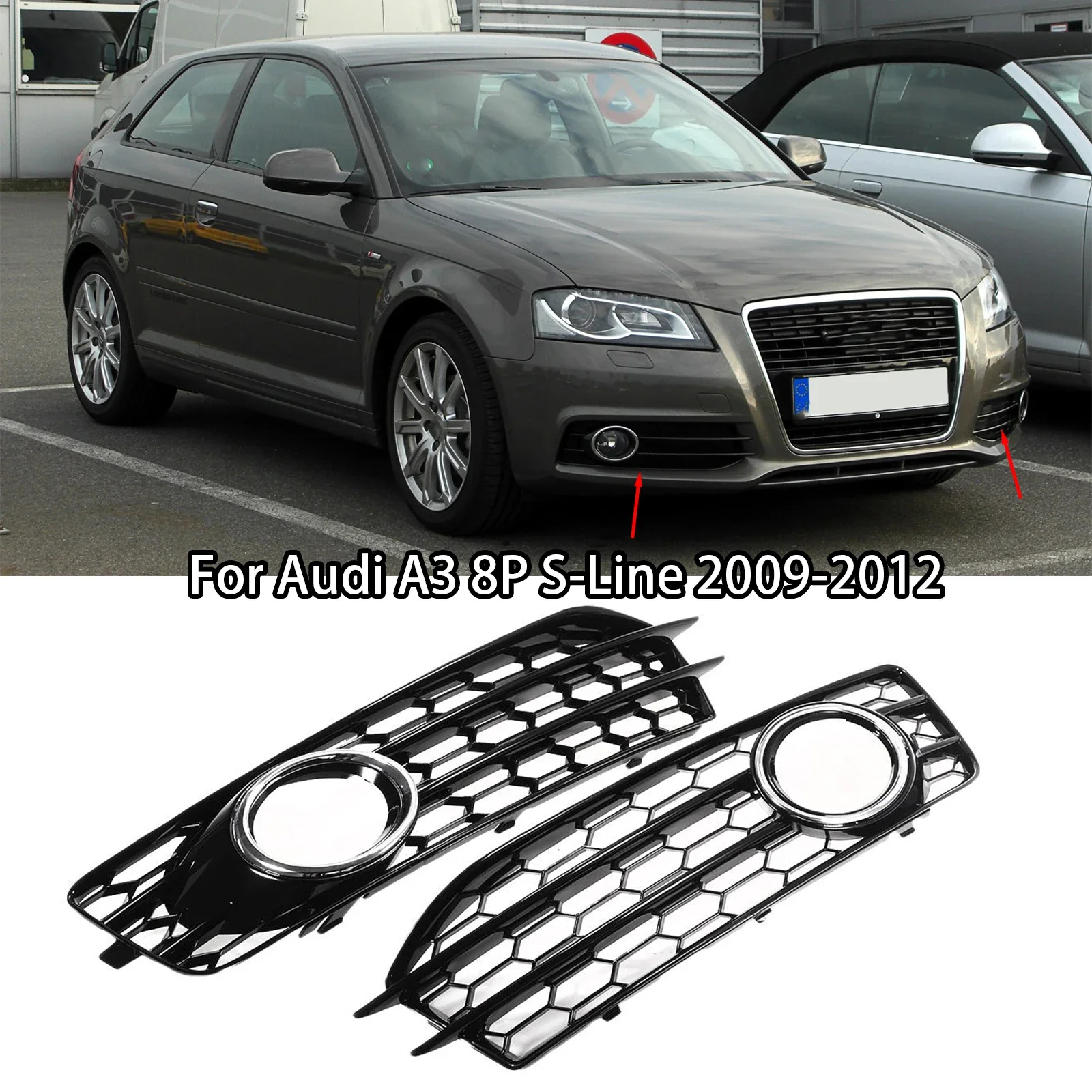 

2 шт., передний бампер для Audi A3 8P S-Line 2009-2012