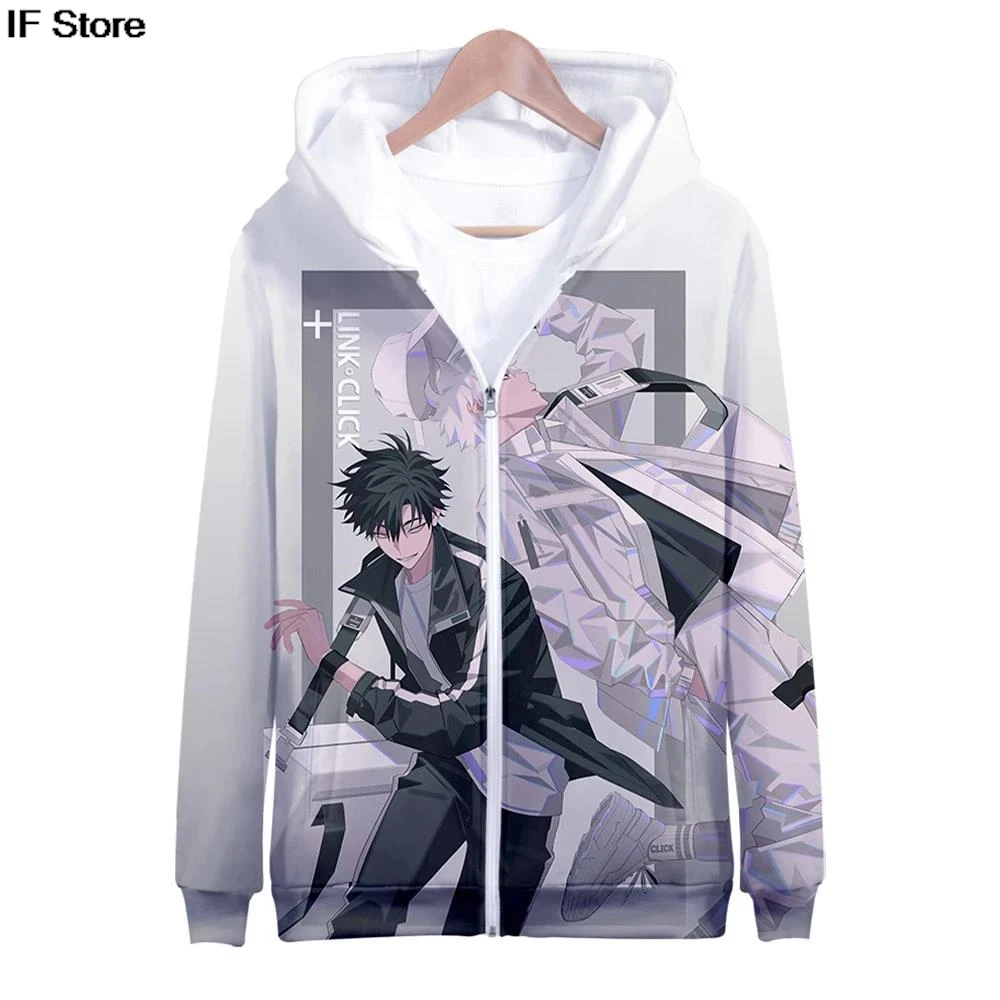 Link Click high quality 3D Print Anime HoodiesMen Women Fashion Oversized Sweatshirts Zipper Hoodie Male Tracksuits Man Clothing