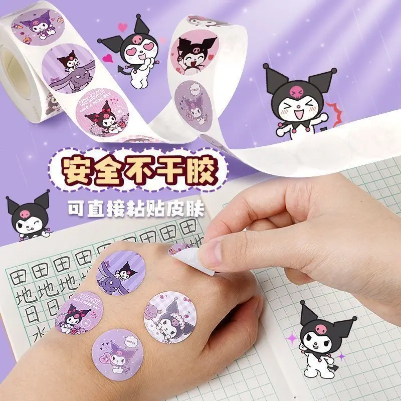 New Sanrio Hello Kitty Cartoon Sticker Cute Cartoon Kuromi My Melody Children'S Diary Bonus Gift Closure Diary Booklet G