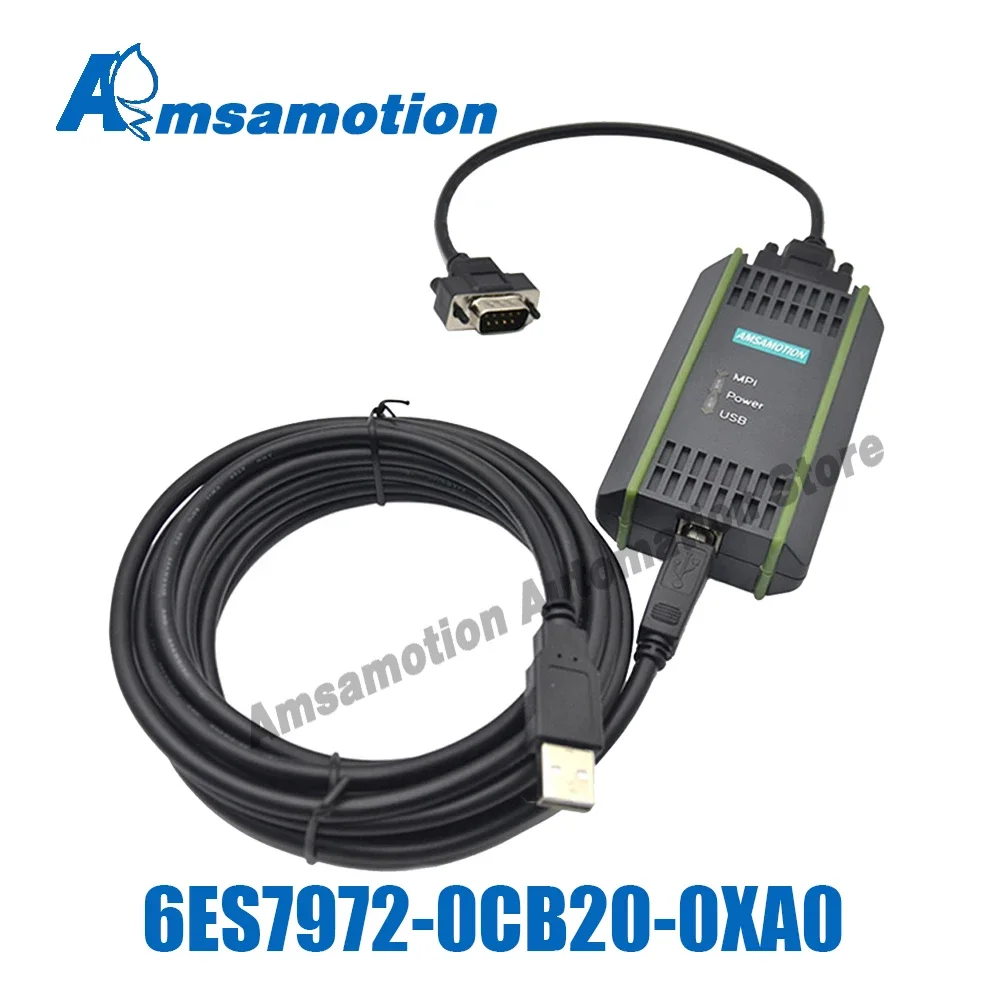 PLC Programming Cable 6ES7972-0CB20-0XA0 For Siemens S7-200/300/400 USB-MPI Isolated MPI/PPI Adapter