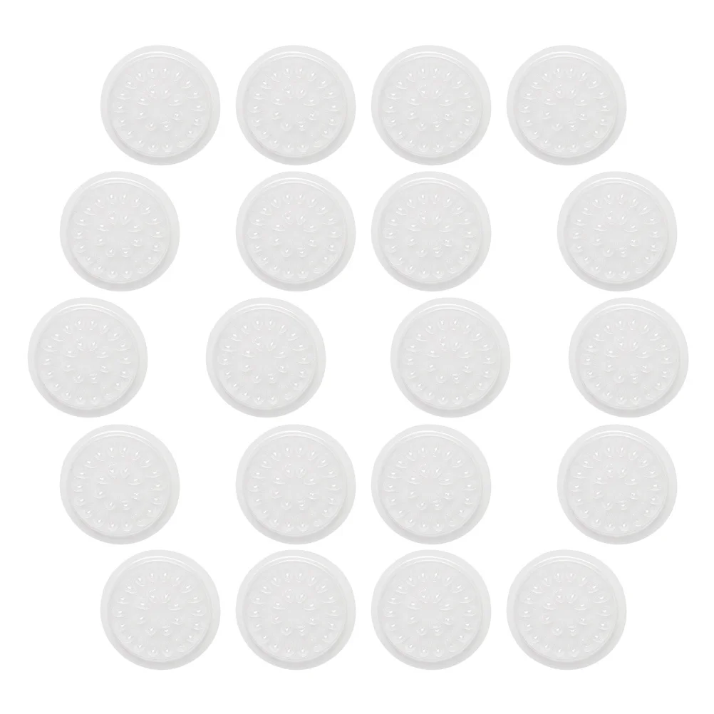 20 قطعة شكل زهرة رمش الغراء لوحات قسط ABS تطعيم المعونة أدوات لصالون ماكياج الفنانين المبتدئين كاذبة لاش تمديد