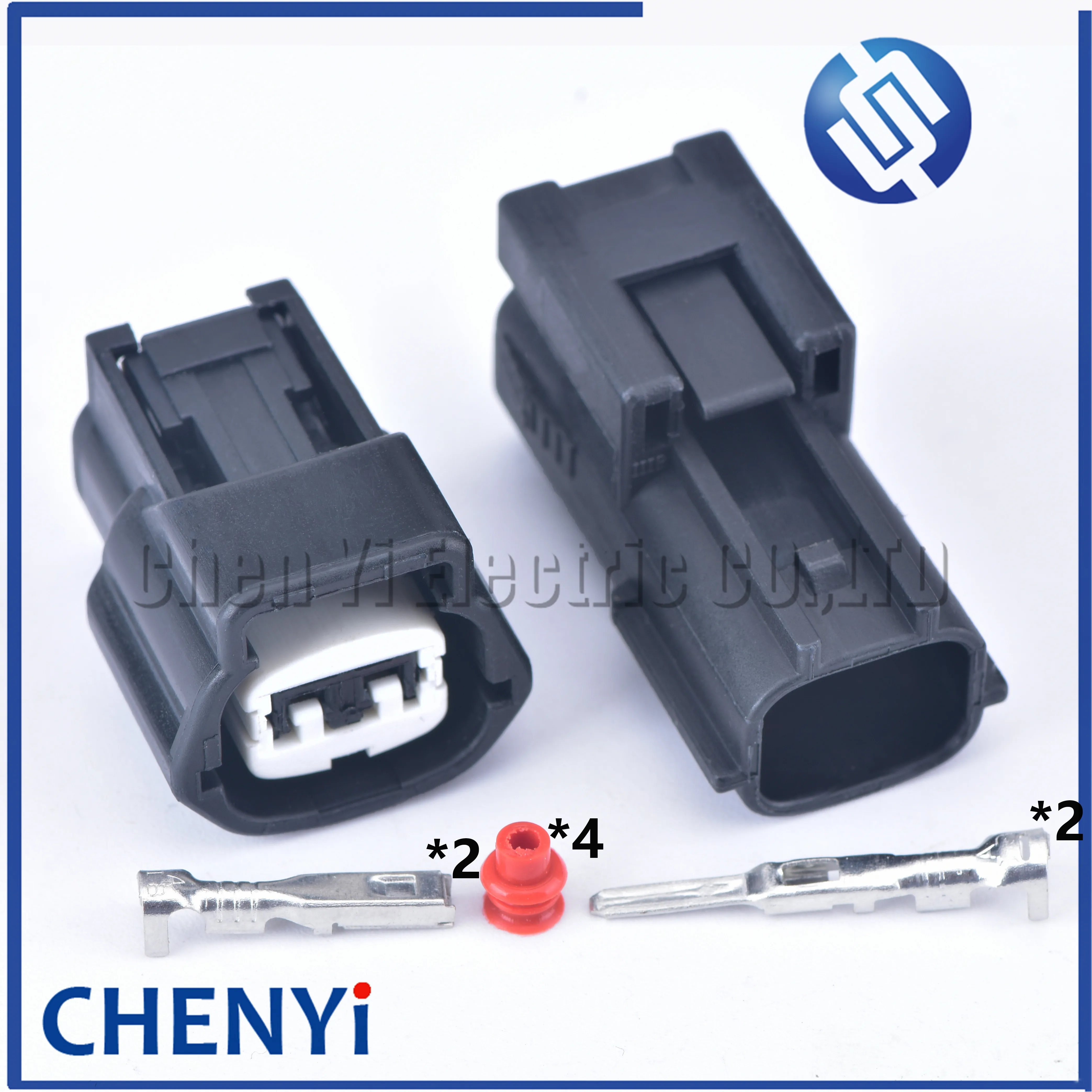 2 Sets 2 Pin  Automotive ECT Engine E-RS Type Water Temperature Sensor waterproof Connector For Nissan Hyundai 6189-0772