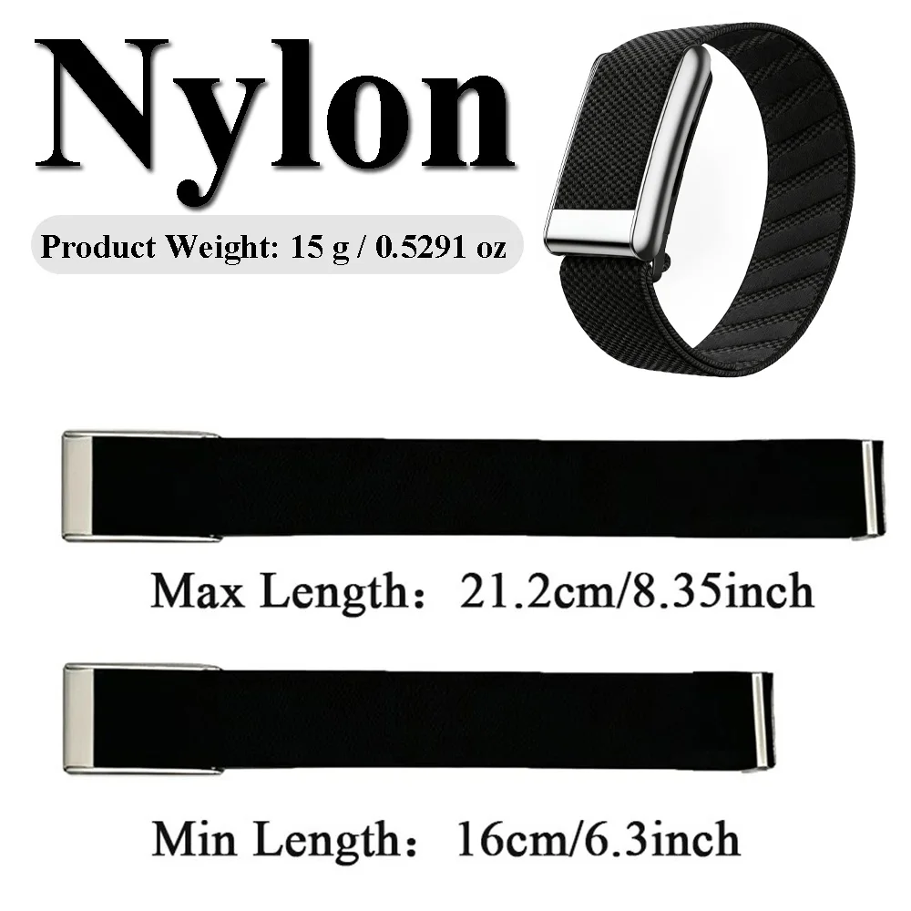 Multicolor Nylon Woven Replacement Band For WHOOP 5.0 Fitness Tracker Comfort Sport Wristband Unisex Accessory