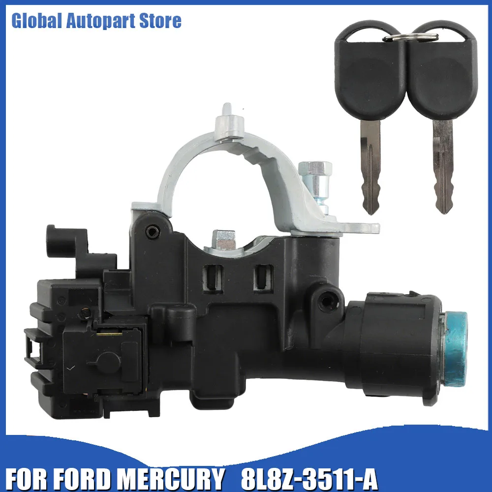 

Корпус зажигания рулевой колонки с 2 ключами транспондера как на картинках для Ford Escape Focus для Mercury Mariner 8L8Z-3511-A