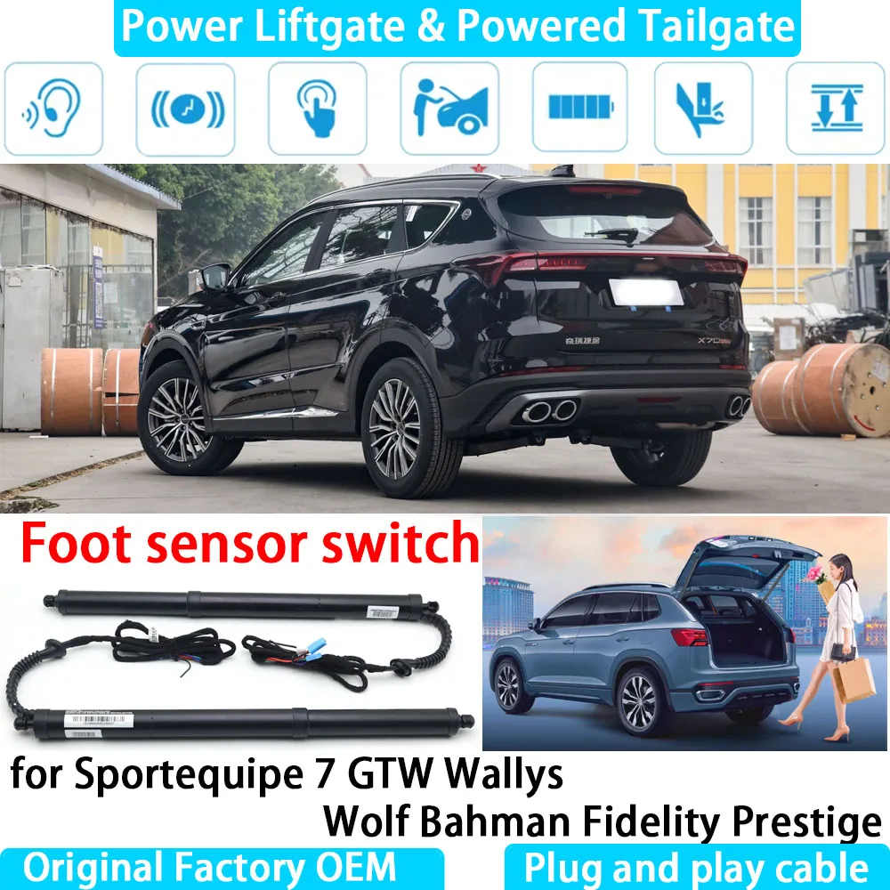 

for Sportequipe 7 GTW Wallys Wolf Bahman Fidelity Presti Automatic Electric Power Liftgate Powered Tailgate Strut Tail Gate Lift