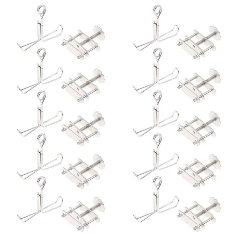 VEHO-Lab Hoffman Tubing Clip Clamp Water Stopper Spiral Hose Clip For Rubber Hose Liquid Flow Adjust Pinchcock Control Clip