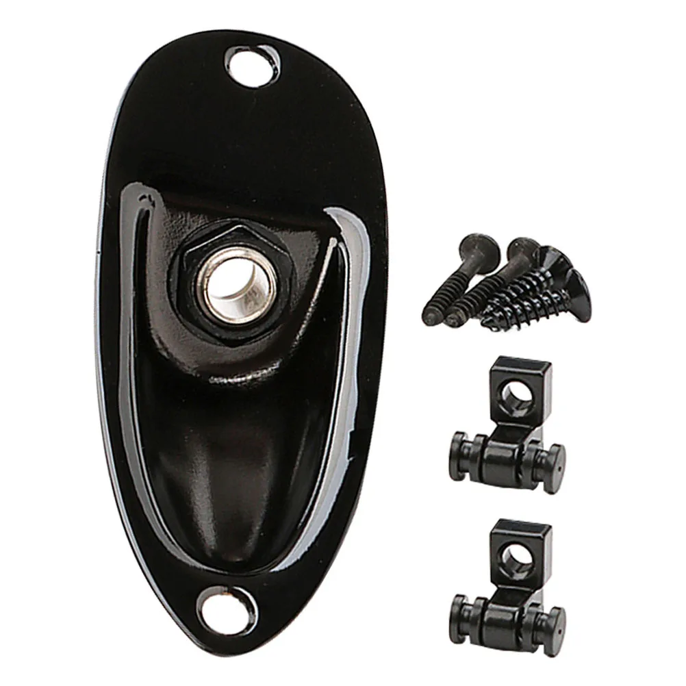 

1 set 1 Set Black Electric Guitar String Retainer Tree Metal Buckle Stable Tuning Durable Lightweight Guitar Accessory Headstock