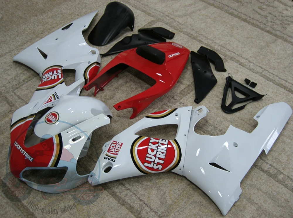 High quality New ABS Full Fairings Kit Fit for YAMAHA  R1 1998 1999 98 99 Bodywork Set Custom Red White