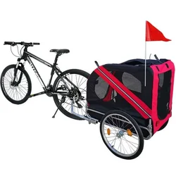 Folding Bicycle Trailer Pet Carriers Stroller Disability Senility Pet Cats Portable Outdoors Travel Wheel Cars Cat Supplies