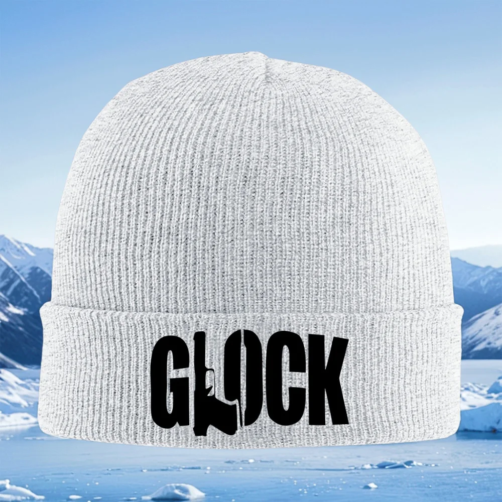 Dark black blank background abstract Men Women Unisex Knitted Hat Beanie Pullover Cap Winter Thermal Warm Christmas Outdoor Cycl