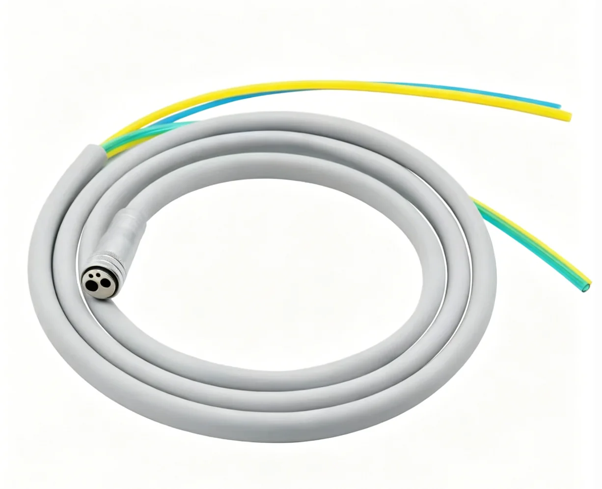 4 Holes Dental Handpiece Silicone Tube, High Quality Dental High Speed Handpiece Water Pipe Exhaust Hose Connector Accessories