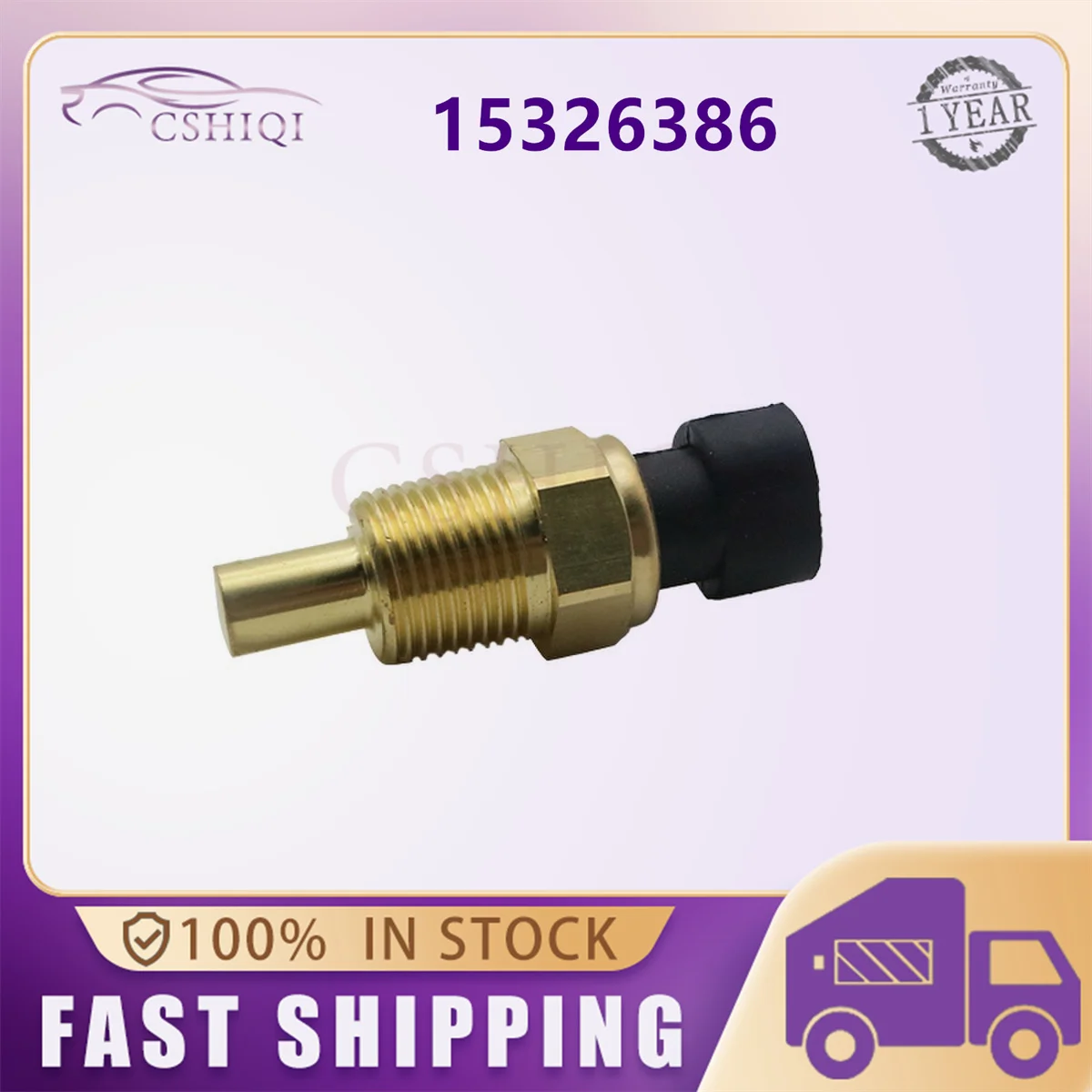15326386 25036979 805218T مستشعر درجة حرارة المبرد لـ Mercruiser Buick Cadillac شيفروليه GMC أوبل فوكسهول مستشعر درجة حرارة الماء