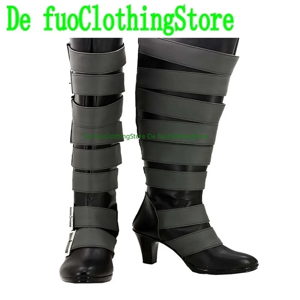 

Черный дворецкий под такer Обувь для косплея Сапоги Игра Аниме Хэллоуин DefuoClothing Магазин обуви